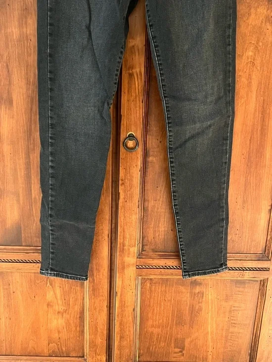 Hudson Natalie Midrise Super Skinny Ankle | Size 28 | Black Denim | Like New - Picture 9 of 15